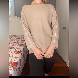Tan sweater